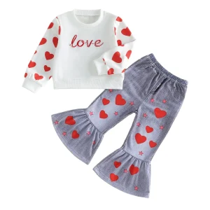 Adorable Infant Girls Valentine s Day Ensemble