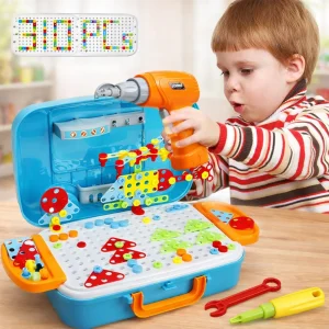 Kids Electric Drill Construction Set,