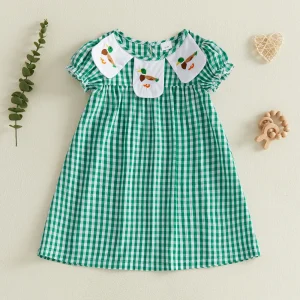 Stylish Girls Sleeveless Floral Print Dress