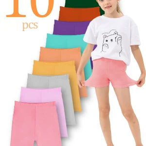 girls summer biker shorts  multipack short leggings