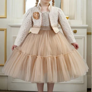 Cute Princess Dresses and Coat Outfits 2-8 Year