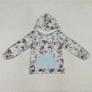 Kids Boys Long Sleeve Camouflage