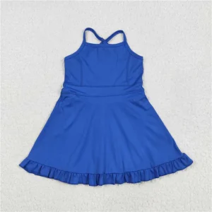 Baby Girls Royal Blue Baby Outfit